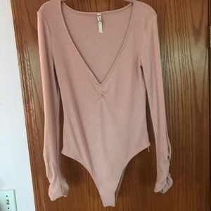 Free People Blush Bodysuit